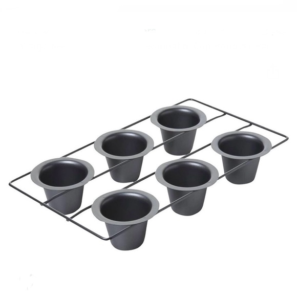 Chicago Metallic Professional 6-Cup Popover Pan - Picture 2 of 6